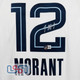Ja Morant Signed Autographed Memphis Grizzlies White Nike Swingman Jersey BAS #2