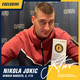 Nikola Jokic Signed Autographed Nuggets White Nike Swingman Jersey USA SM BAS