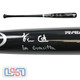 Felnin Celesten Mariners Signed "La Grasitta" Black Rawlings Bat USA SM BAS