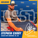Stephen Curry GSW Signed "Human Torch" Navy Nike Authentic Jersey USA SM BAS