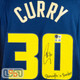 Stephen Curry Signed "Strengthen in Numbers" Nike Authentic Jersey USA SM BAS