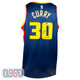 Stephen Curry Warriors Signed "Wardell" Navy Nike Swingman Jersey USA SM BAS