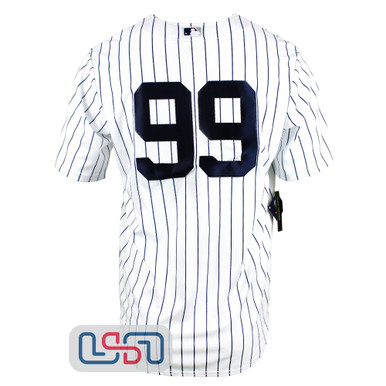 Nike Men's New York Yankees #99 Aaron Judge White Home Authentic Baseball  Team Jersey