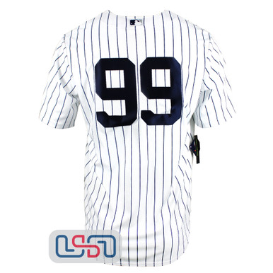 Nike Men's New York Yankees #99 Aaron Judge White Home Authentic Baseball  Team Jersey - Frank's Sports Shop