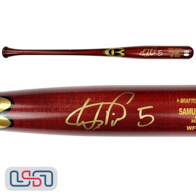 Wander Franco El Patron Autographed Blonde Baseball Bat - BAS COA at  's Sports Collectibles Store