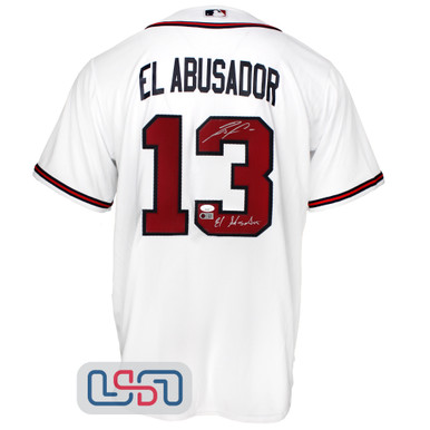 Ronald Acuna Jr. Signed Braves Jersey Inscribed El Abusador (JSA COA)