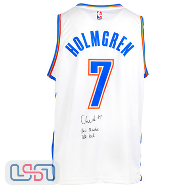 証明書付 CHET HOLMGREN Thunder チェット サイン ジャージ 証明書付 CHET HOLMGREN Thunder チェット サイン ジャージ - メルカリ