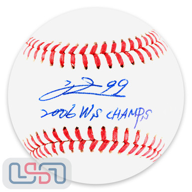 Balle De Baseball Officielle MLB Noire Signée So Taguchi - Champion WS 2006 - Authentifiée Beckett