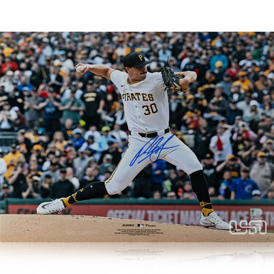 Paul Skenes Pittsburgh Pirates Signed 16x20 Photograph MLB AUTH