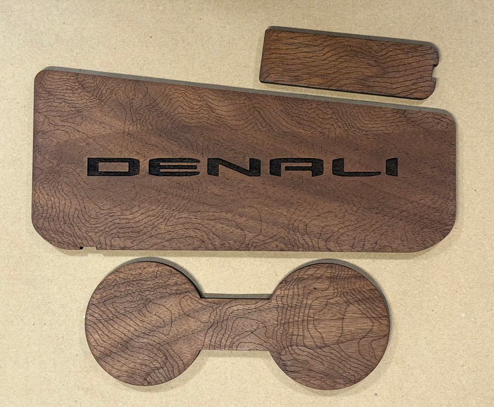 1500 Denali Wood Console Inserts