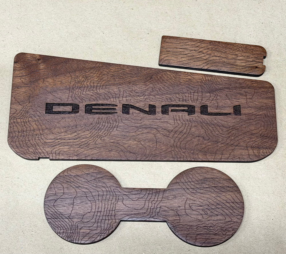 1500 Denali Wood Console Inserts