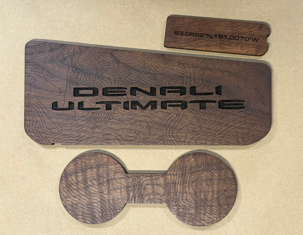 1500 Denali Ultimate Wood Console Inserts