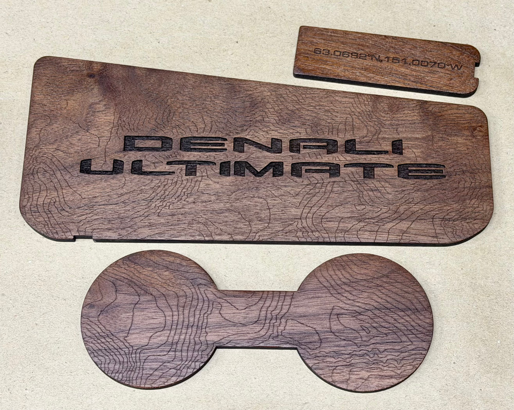 1500 Denali Ultimate Wood Console Inserts