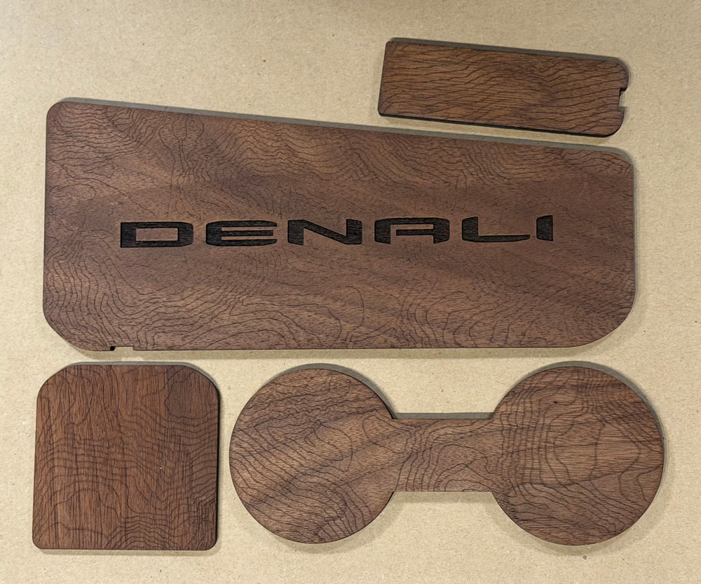 2500 Denali Wood Console Inserts