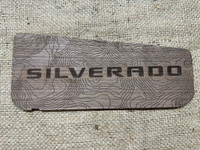 CUSTOM ORDER Wood Console Insert Set (for 22+/23/24/25 Silverado/Sierra 1500 w/o Brake Controller Below Shifter)