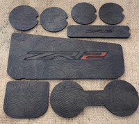 CUSTOM ORDER Wood Console Insert Set (for 22+/23/24/25 Silverado/Sierra 1500 w/o Brake Controller Below Shifter)