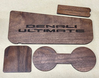 2500 Denali Ultimate Wood Console Inserts