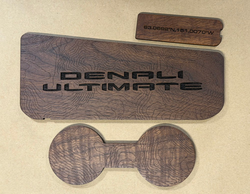 1500 Denali Ultimate Wood Console Inserts