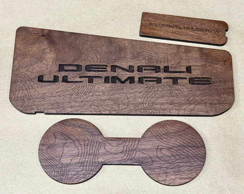 1500 Denali Ultimate Wood Console Inserts