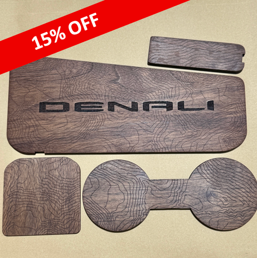 2500 Denali Wood Console Inserts
