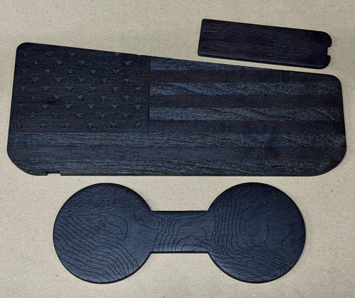 1500 USA Flag Wood Console Inserts (A3-350)