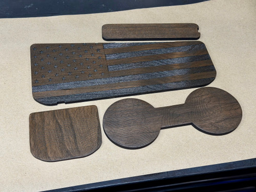 1500 USA Flag Wood Console Inserts (A4-150)