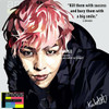 World Famous POPART Famous POP ART G Dragon Kill them with success and bury them with a big smile Canvas Frame
