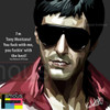 World Famous POPART Famous POP ART Tony Montana Im Tony Montana fk with me you fin with the best Canvas Frame