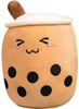 BOBA TEA Bubble Milk Tea Pillow Cushion Plush Original Kawaii Smile