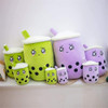 BOBA TEA Bubble Milk Tea Pillow Cushion Plush Kawaii Purple Taro