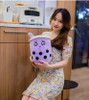 BOBA TEA Bubble Milk Tea Pillow Cushion Plush Kawaii Purple Taro