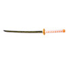 EA-SWORD Demon Slayer: Kimetsu no Yaiba Zenitsu Agatsuma Cosplay Bamboo Wooden Katana Sword with PVC Sheath 