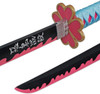 EA-SWORD Demon Slayer: Kimetsu no Yaiba Mitsuri Kanroji Cosplay Bamboo Wooden Katana Sword with PVC Sheath 