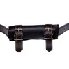 EA-SWORD One Piece Cosplay Leather PU Black Sword Belt 