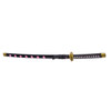 EA-SWORD One Piece Zoro Shusui Cosplay Bamboo Wooden Pink Dot Katana Sword with PVC Sheath