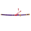 One Piece Zoro Cosplay Bamboo Wooden Three Sword Katana