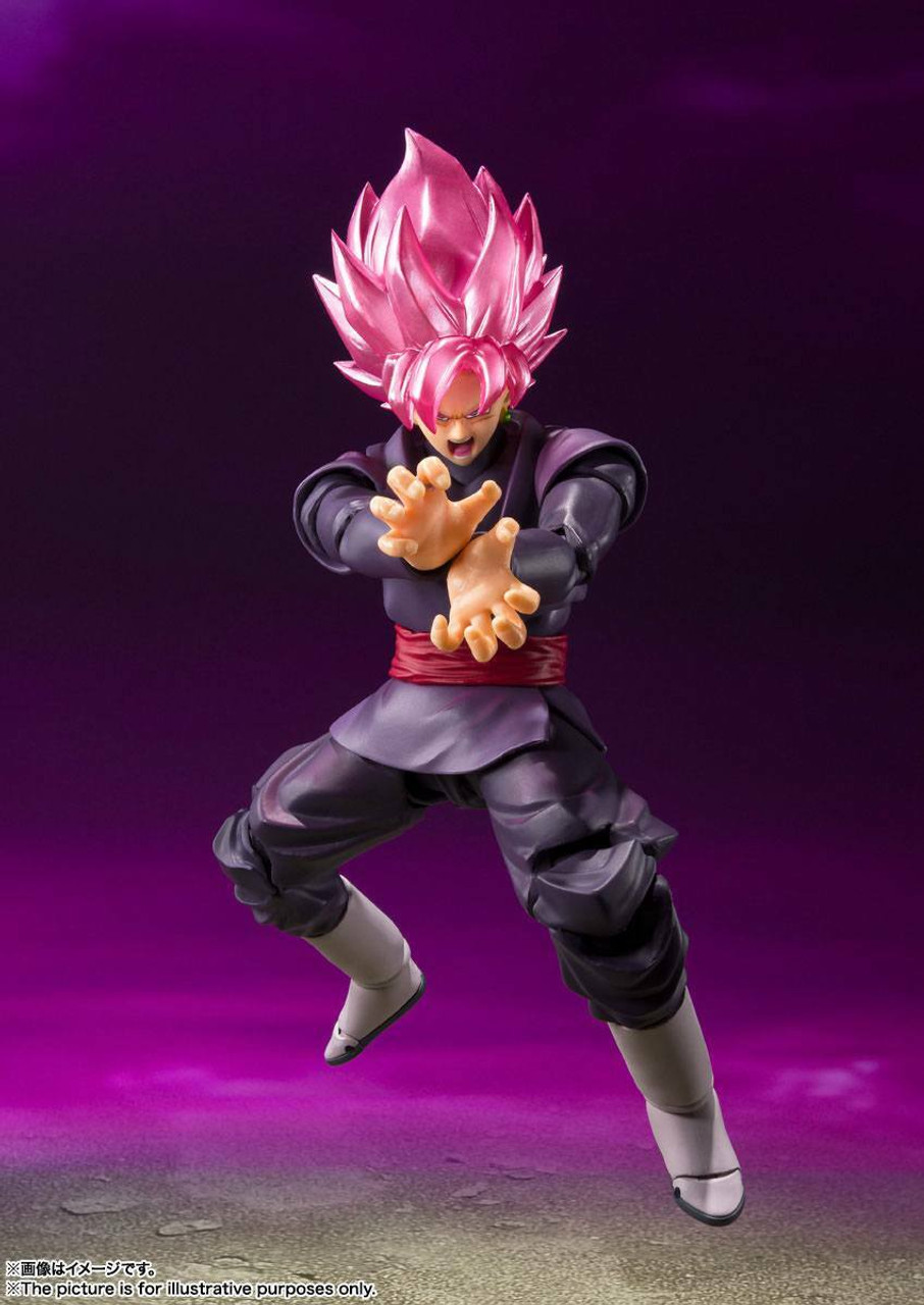 Boneco Sh Figuarts Goku Black Super Sayajin Saiyan Rose