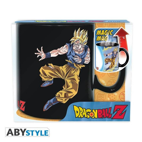 Abystyle Officially Licensed Dragon Ball Z Goku Majin Buu Heat Changing Mug 460ml