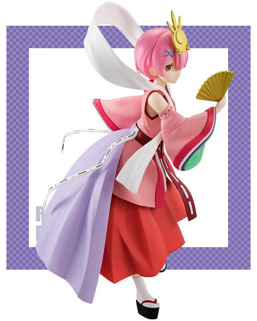 Furyu FuRyu ReZero Starting Life in Another World Ram Princess Kaguya Figure