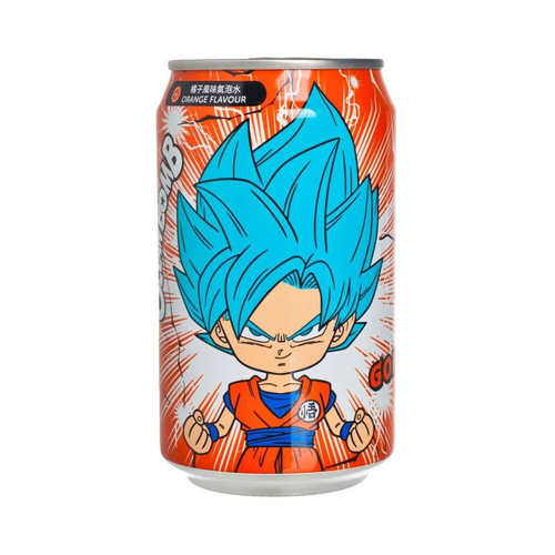 YHB Ocean Dragon Ball Z Super Saiyan God Goku Orange Soda drink 330ml