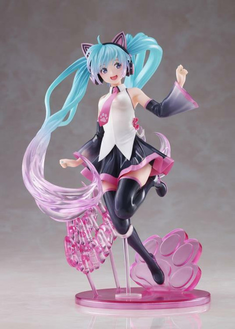 Taito Vocaloid Hatsune Miku Birthday 2021 Happy Cat Figure