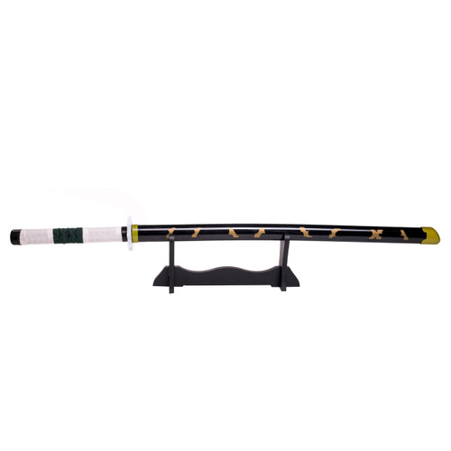 EA-SWORD Demon Slayer: Kimetsu no Yaiba Sanemi Shinazugawa Cosplay Bamboo Wooden Katana Sword with PVC Sheath 