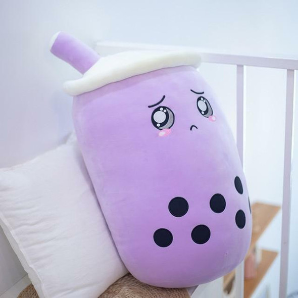 BOBA TEA Bubble Milk Tea Pillow Cushion Plush Kawaii Purple Taro