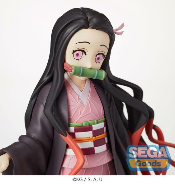 SEGA Demon Slayer Kimetsu no Yaiba Nezuko Kamado Kyoudai no Kizuna Sibling Bonds SPM Figure