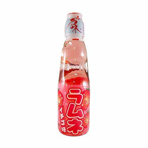 Hatakosen Ramune Soda - Strawberry Flavour