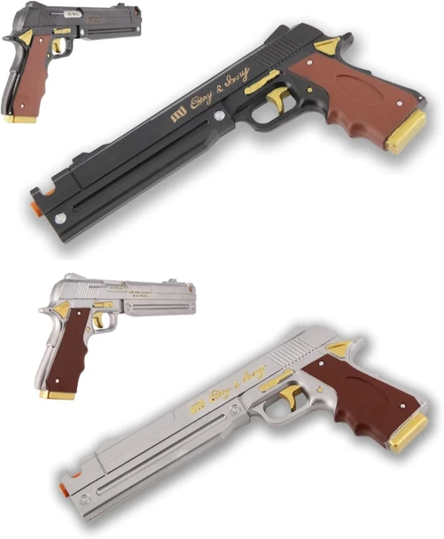 Devil May Cry Dante Ivory Ebony Replica Cosplay Foam Handgun