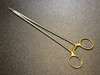 Handle photo of Aesculap BM037R Durogrip TC DeBakey Needle Holder, 10.25"