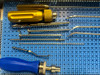 Left bottom tray photo of Arthrex AR-1978MPC Medial Portal Transfix System w/ ACL Instruments