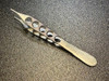 Handle photo of Miltex 6-124XL Brown-Adson Forceps, Fenestrated, 4.75"