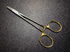 Handle photo of Aesculap BM012R Durogrip TC Halsey Needle Holder, 5 ⅛"